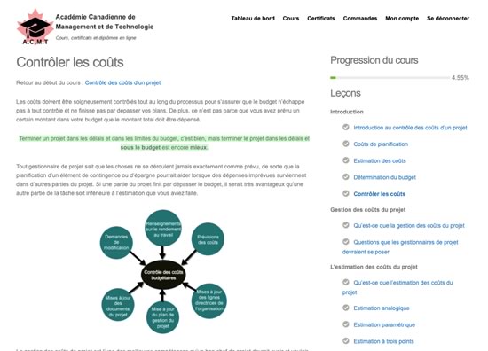 image contenu cours intro management ou gestion d'entreprise formation à distance